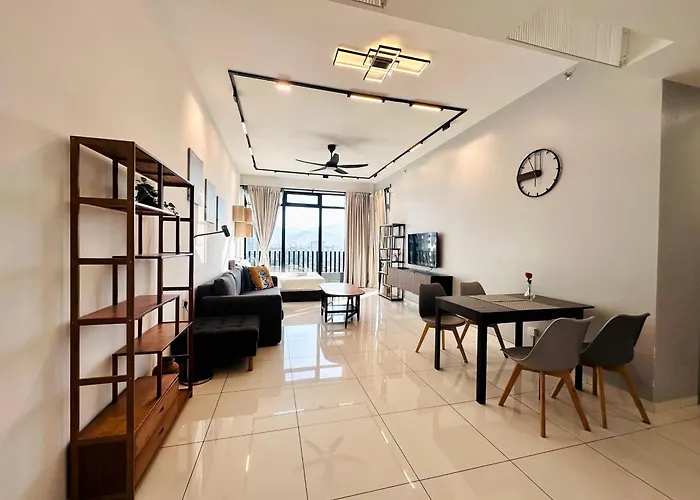 New Georgetown Instagramable 2Br Homestay For 10Pax 无敌美景两房民宿 Beacon Executive Suite